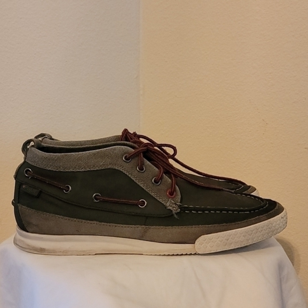 MEN'S PAJAR SUEDE & CANVAS CASUAL SHOES‎ ( sz US-11.5. Euro-44)